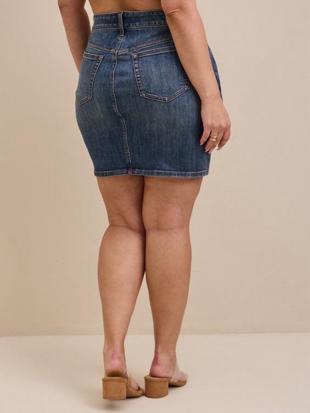 NWT Torrid Mini Denim Straight Skirt - Picture 4 of 9